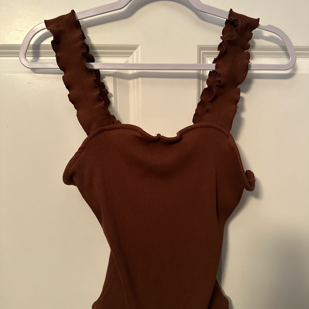 BROWN BODYSUIT